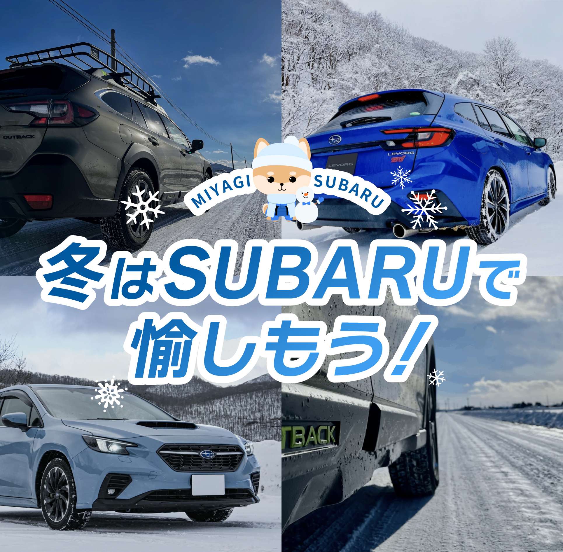 冬はSUBARUで愉しもう！